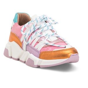 DWRS Label Colorful Leather Platform Sneaker NEW NWT